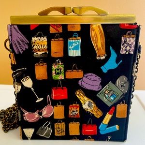 Nicole Miller mini shoulder bag in fashion things. Super cute!